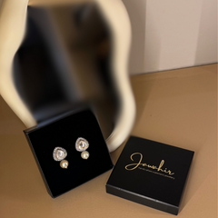 Moissanite Pearl Droplet